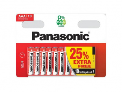 Panasonic Tužkové Baterie AAA 10 ks