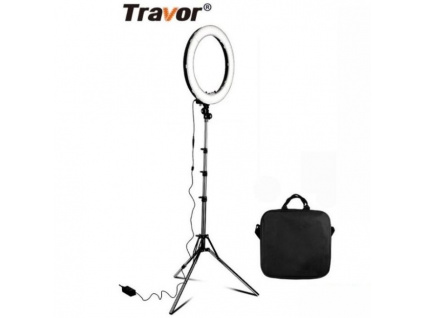 49 cm Priemer 19" - Travor Kruhové Foto Svetlo Fotografický Kruh Video Ring + Statív 200 cm