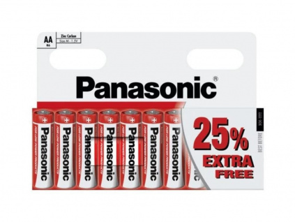PANASONIC Longlife Ceruzkové Alkalické Batérie AA 10 ks