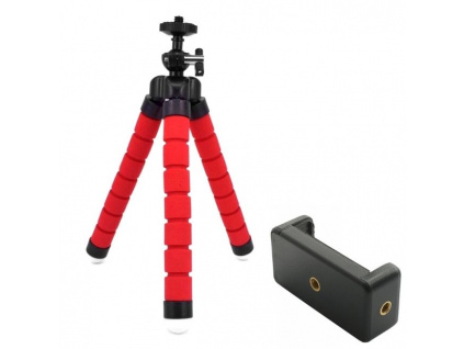 Univerzálna Foto Statív Tripod Stand Chobotnice + Držiak na Telefón