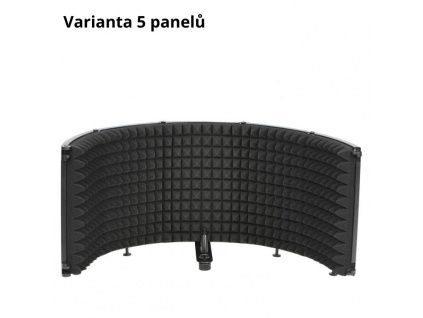 Akustický Panel Paravan Mikrofonní Zástěna (Velikost 3 panely)