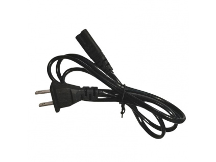 US Napájecí Síťový Propojovací Kabel 2pinový 250V 1,2m