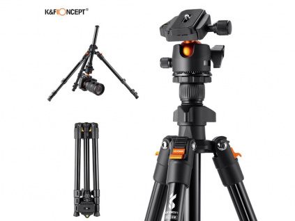 K&F CONCEPT Foto Statív Flexibilný Tripod 160cm, 8kg