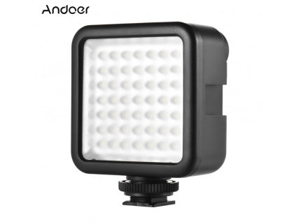 Andoer Mini LED Foto Prídavné Svetlo k Fotoaparátu Video Light na Batérie