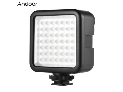 Andoer Mini LED Foto Přídavné Světlo k Fotoaparátu Video Light na Baterie