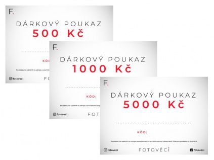 Dárkový Poukaz (Varianta 500 Kč)