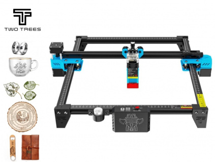 Two Trees Laser CNC Gravírka 3030 Laserový Gravírovací Stroj Plotr až 10W True Power Gravíruje kovy