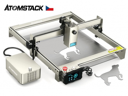 Až 48W! Output Power Atomstack S20 X20, S30 X30, S40 X40 Laser CNC Wifi Gravírka Laserový Gravírovací Stroj Ploter Gravíruje (aj reže) kovy