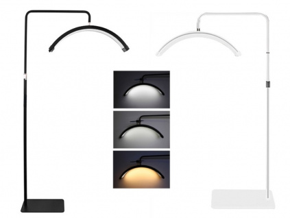 Velká Studiová Kosmetická Pásová Beauty LED Lampa 36W Half Moon Výběr Barev