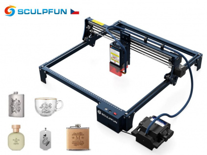 Až 24W Output Power Sculpfun S30 PRO MAX Laser CNC Gravírka Laserový Gravírovací Stroj Plotr Gravíruje (i řeže) kovy