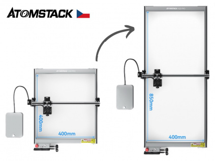 Atomstack Predlžovací Set pre Gravírovací CNC Laser S20 X20 24W Extension Pack Kit