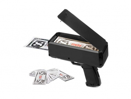 Money Gun Automatická Pistole na Peníze Moneygun (Varianta Žádná)