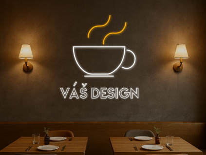 Neony na Míru Neonový Reklamní Nápis Reklama Logo LED Světelný Branding (Velikost do 50cm šířky a 25cm výšky)