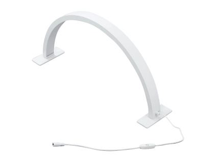 Kosmetická LED Studiová Lampa Half Moon Beauty Light Světlo Makeup Tetování Řasy (Barva Černá)