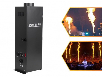 Výrobník Ohňa Flamethrower Plameňomet Stage Projektor 200W Fire Spray Machine DJ Party DMX512 + Možnosť Náplne
