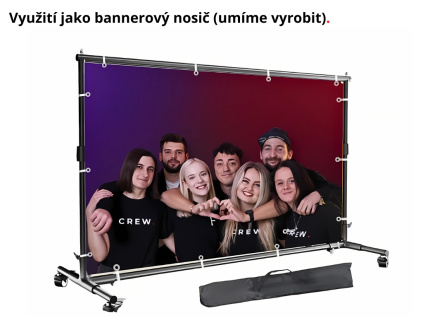 Foto Konštrukcia na Kolieskach Paravan Pozadie Plagát Fotoštúdio Výber Variant + Možnosť Výroby Banneru