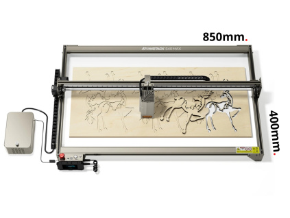 85 x 40 cm 48W Output Power Atomstack S40 X40 Max Wifi Laser CNC Gravírka Laserový Gravírovací Stroj Plotr Gravíruje (i řeže) kovy