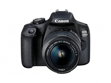 Digitálny Fotoaparát Zrkadlový Zrkadlovka Canon EOS 2000D + EF-S 18-55 mm f/3.5-5.6 IS II