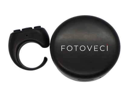 Ring Prsteň Bluetooth Remote Diaľková Spúšť s Ovládaním na Prst pre iOS aj Android na Foto Video Čítanie Teleprompter