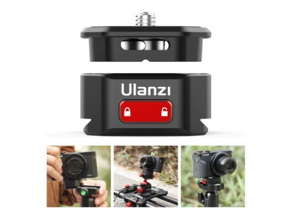 Ulanzi Camera Quick Release Plate Stativová Rychloupínací Destička Rychlospojka Arca Swiss Standard 1/4 DSLR SLR