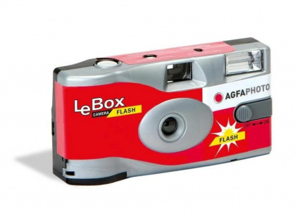 Jednorazový Fotoaparát AgfaPhoto LeBox Flash 400/27 s Bleskom Analóg