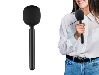 Ručný Nadstavec so Sánkami na Bezdrôtové Mikrofóny Interview Go s Popfiltrom Rode