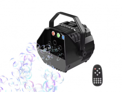 Automatický Párty Výrobník Bublín s 15W LED RGB Osvetlením a Diaľk. Ovládaním Bubblemaker