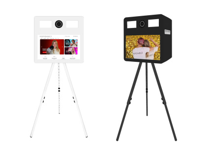 Samoobslužná Dotyková Digitální Fotobudka s LED Light Fotokoutek Párty Koutek Kiosek Selfie Photo Booth + Wifi Tiskárna Výběr Barev (Barva Žádná)