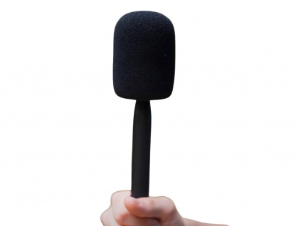 Mini Nadstavec na Bezdrôtové Klopové Mikrofóny Interview Go s Popfiltrom