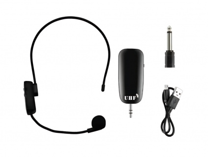 Bezdrátový Akční Klopový Mikrofon Živé Vysílání UHF pro Konference, Nahrávání, Lekce Výběr Variant (Varianta Žádná)