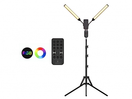 Multifunkční RGB Tyče Stick LED Beauty Panel Studiové Světlo Dual do Salónu Video TikTok 36W Dálkové Ovládání