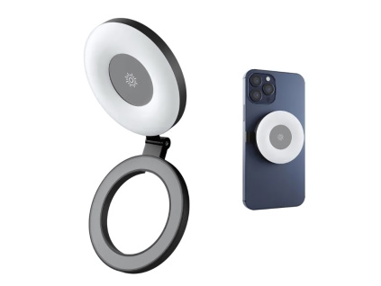 Telesin LED Osvětlení Beauty Světýlko 180° Mini Ring Light Magsafe Selfie Light 3 Módy