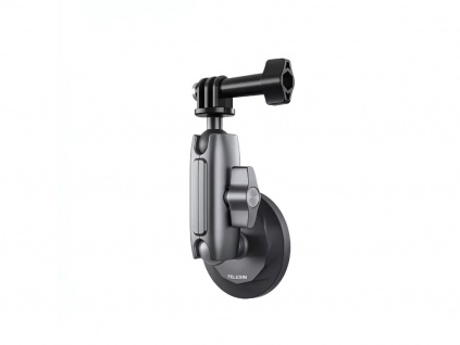 Telesin Magnetický Držák Přísavka z Hliníku pro Akční kamery GoPro, DJI, Insta360, Ace Go2/3 360° Záznam Jízdy Autem Car Shoot Odpor 9kg