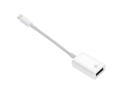 Univerzální Adaptér USB USB-A pro iPhone Lightning 8-pin OTG Připojení Mikrofonu Videa
