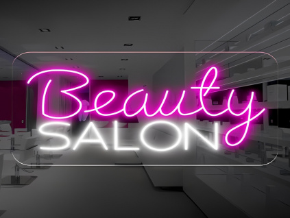 Neonový Nápis Neon LED Kosmetický Salon Beauty Studio (Vyrábíme i na Míru)