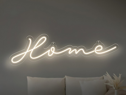 Neonový Nápis Neon LED Home Domov (Vyrábíme i na Míru)