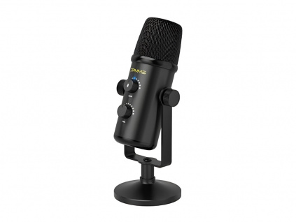 7Ryms Profesionální Směrový Mikrofon pro Nahrávání Podcast Stream Real Time Monitoring s Integrovaným Filtrem Šumu ASMR USB-C Output