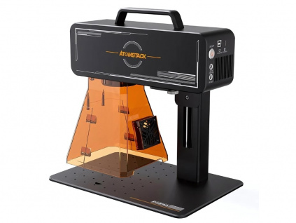 Atomstack M4 Pro Fiber Gravírka s Dvomi Laserovými Hlavami 10W Diódový laser + 2W 1064nm Infračervený Laser Gravírovací Stroj na Kovy Zlato, Striebro, Šperky, 10x10cm