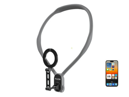 Telesin Magsafe POV Flexibilný Magnetický Držiak Telefónu s Predĺženým Držiakom na Krk Neck Phone Holder Upgrade