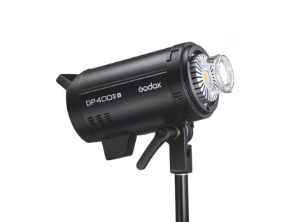 Zábleskové Světlo Výkonný Studiový Blesk Godox DP400III V s Výkonem 400W a Radiovým Přijímačem Bowens Mount