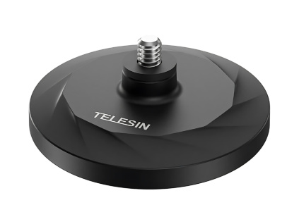 Telesin Univerzálny Magnetický Držiak Prísavka na Akčné Kamery Insta360 Go2/3 Ace, GoPro, DJI s 1/4 Závitom