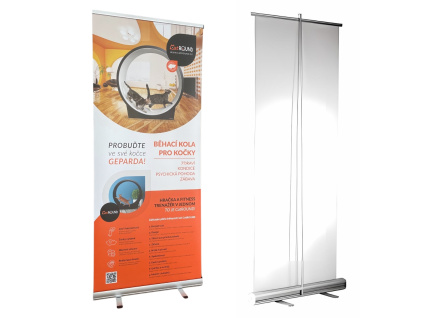 Vysokopevnostní Hliníkový Skladácí Roll-Up Banner Plakát Stojanová Reklama Kompletní Reklamní Set Konstrukce + Potisk Výběr Variant