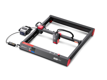 20W Output Power AlgoLaser AlphaMK2 Wifi Laser CNC Gravírka Laserový Gravírovací Stroj S Vlastným Software a Displejom Ploter Gravíruje (aj reže) Kovy