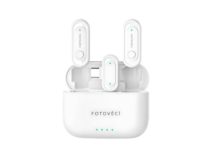 Mobilní Mini Bezdrátový Klopový Mikrofonový Set s Nabíjecím Boxem a Potlačenám Šumu Aktivní Potlačení Šumu Výběr Variant
