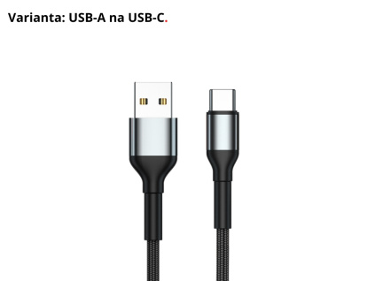 Nabíjací a Dátový Kábel pre Prenos Dát 3A Fast Charging Nylon Výber Variant