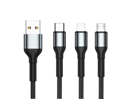 Nabíjecí a Datový Kabel pro Přenos Dat 3A Fast Charging Nylon Výběr Variant