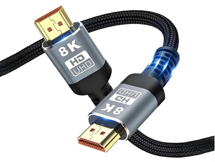 Vysokorýchlostný Adaptér Kábel HDMI na HDMI 8K 48Gbps 60Hz Audiovizuálny Prenos TV, Notebook, Mobilný Prenos Výber Veľkosti
