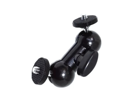 Univerzálny Kĺbový Flexibilný Guľová Hlava Držiak Rameno k Fotoaparátu 2x1/4" Závit Konektor Výhybka Magic Arm