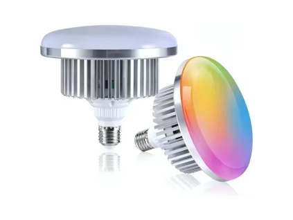 LED Regulovatelná RGB Fotografická Beauty Lampa 85W Žárovka E27 + Ovladač