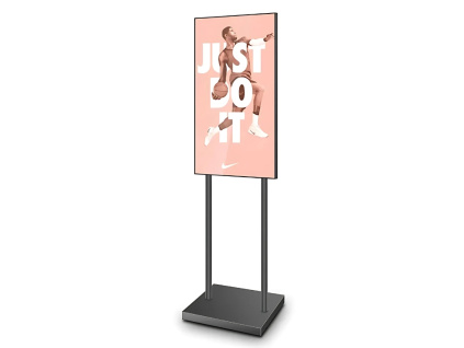 Reklamní Promítací Digitální Banner Obrazovka Reklama Displej 40" Android Digiposter Infokiosek Totem Černý